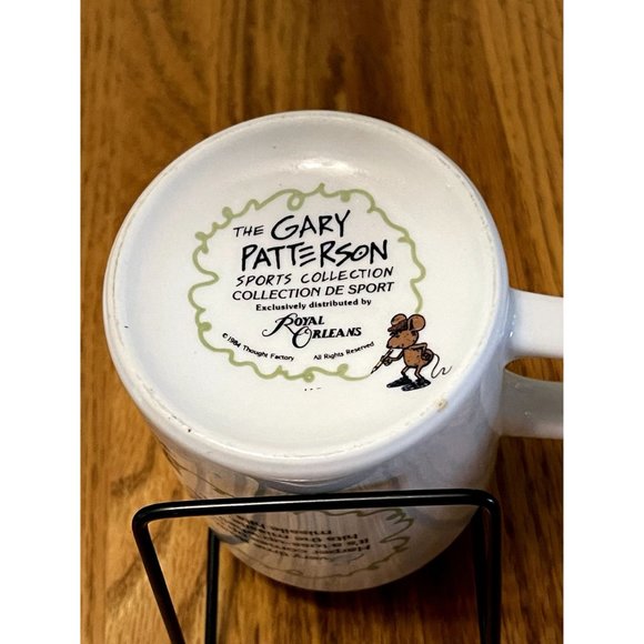 Vintage 1984 Gary Patterson " Batter Up" Novelty Mug Cup - Picture 3 of 7